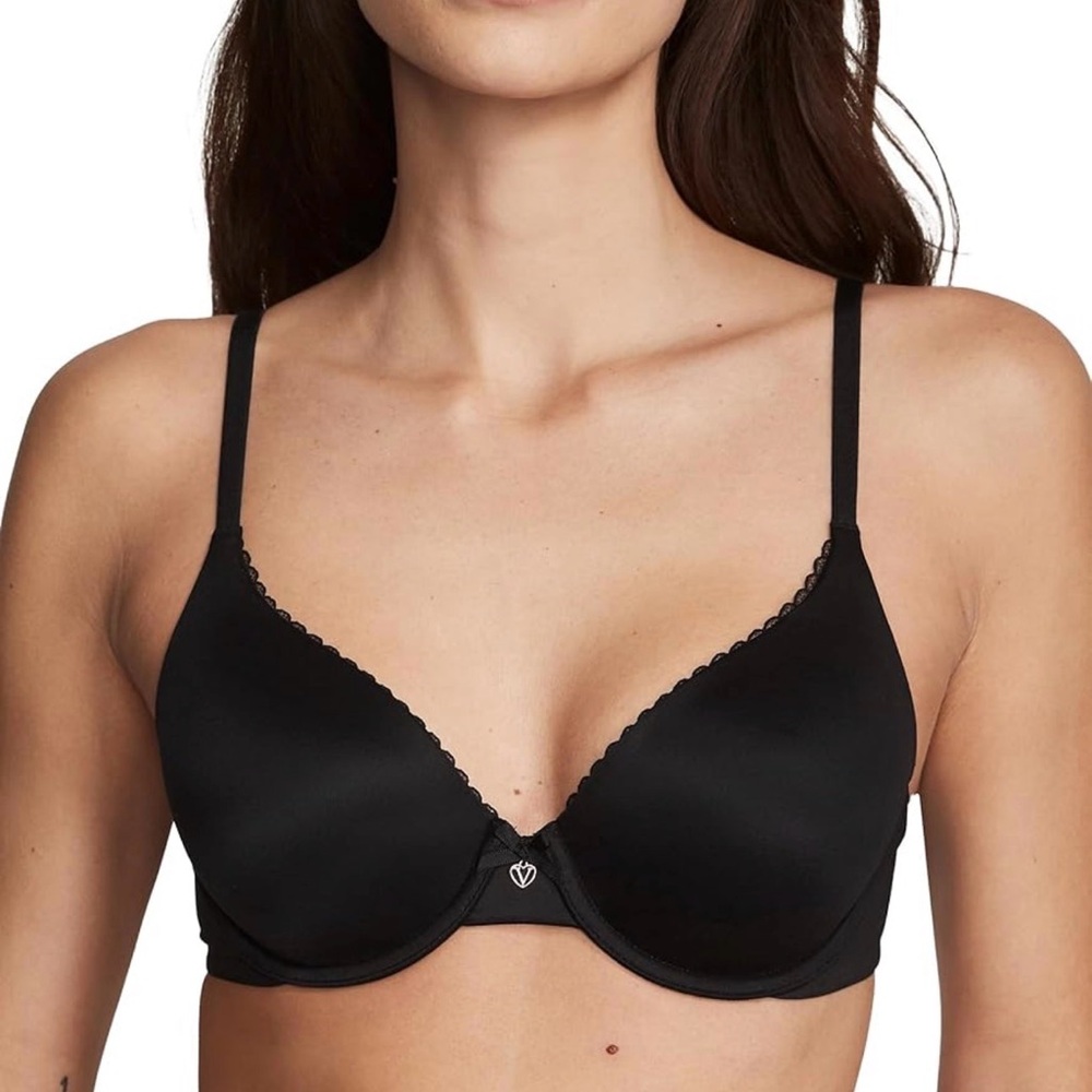 Victoria's Secret Black Lined Demi Bra